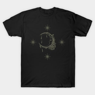 Moon and Stars design T-Shirt